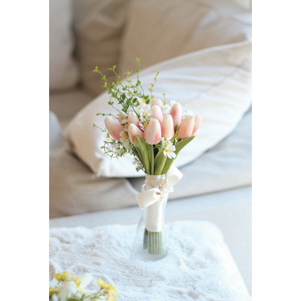 【 厳選 ギフト 送料無料 】 ロマンティックブーケ LED 花束 造花 ライト ホワイトデー お返し 母の日 ..