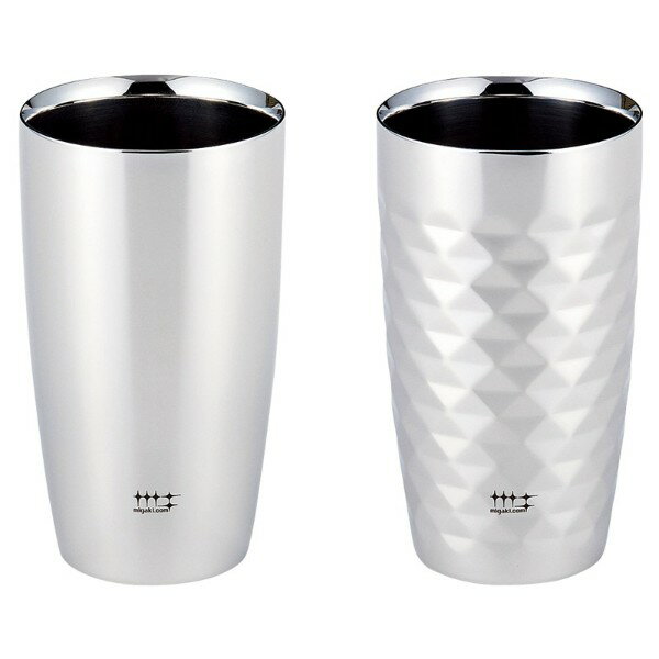 【 お歳暮 送料無料 冬ギフト 】 磨き屋シンジケート 二重タンブラー ステンレス タンブラー 日本製 二重構造 酒器 カップ ぐいのみ タンブラー ジョッキ ビール ハイボール 日本酒 ウイスキー ロック ワイン 2P