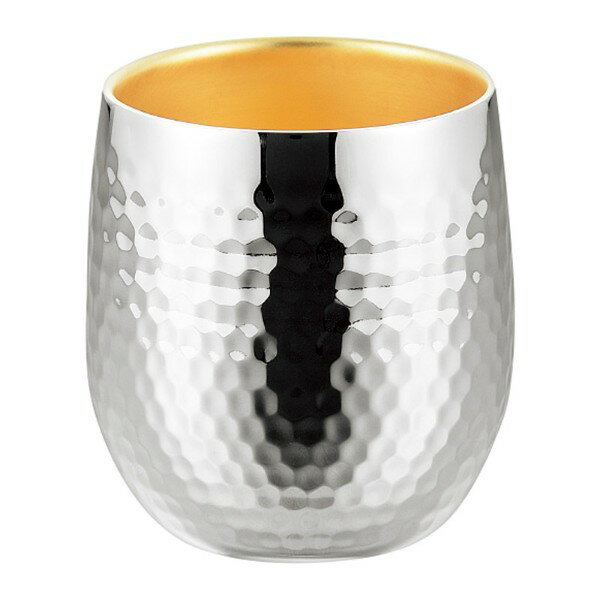 【 お歳暮 送料無料 冬ギフト 】 よこやま 燕熟の技 ステンレス二重ロックカップ250ml(内面金メッキ) ステンレス 二重 ロックカップ 日本製 酒器 カップ ぐいのみ タンブラー ジョッキ ビール ハイボール 日本酒 ウイスキー ロック ワイン