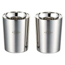【 最新 父の日ギフト 送料無料 】 燕研磨ファクトリー ステンレスダブルカップ 260ml フリーグラス タンブラー ステンレス カップ 二重構造 日本製 コ...