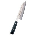 【 人気 お中元 送料無料 】 関藤平 37層 ダマスカス 三徳包丁 ブラック 刃渡16.5cm 包丁 和包丁 万能包丁 おしゃれ キッチン用品 調理器具 よく切れる 日本製 引越し 新生活 贈り物 ギフト