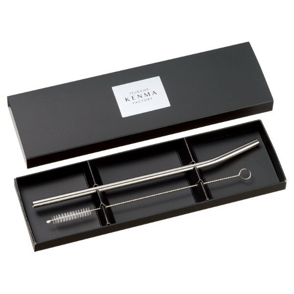 【 お歳暮 送料無料 冬ギフト 】 燕研磨ファクトリー ステンレスストロー ドリンク アイスコーヒー ハイボール タンブラー ジョッキにも なめらか 口当たり ブラシ付き 日本製 1本