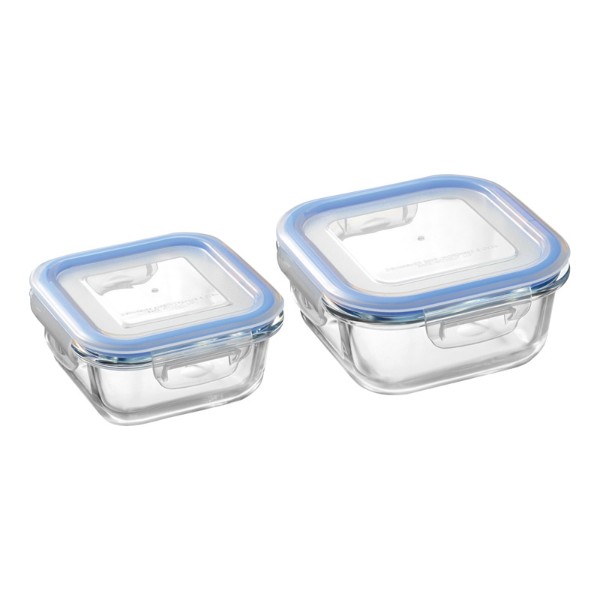 【 厳選 ギフト 送料無料 】 和平フレイズ 耐熱ガラス容器 2点セット 耐熱ガラス 保存容器 電子レンジ オーブン OK 300ml ＆ 500ml レッシュ ME-7395