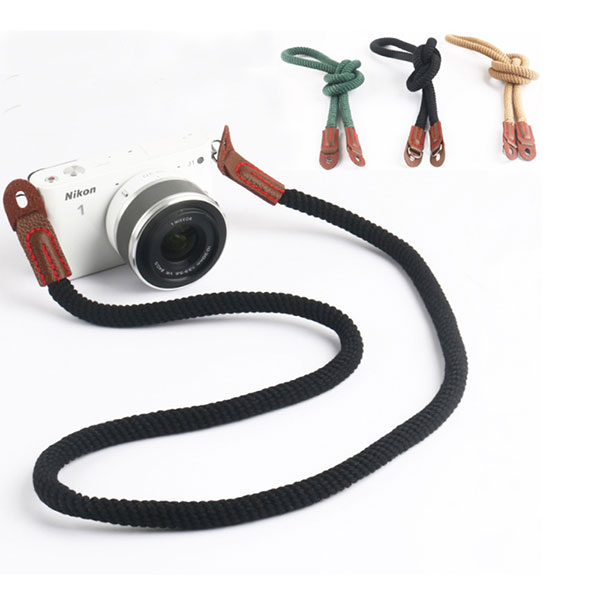 カメラストラップ ロープ かわいい おしゃれ 斜めがけ 一眼レフ 組紐 レディース カメラストラップ ロープ かわいい メンズ カジュアル ネックストラップ 送...