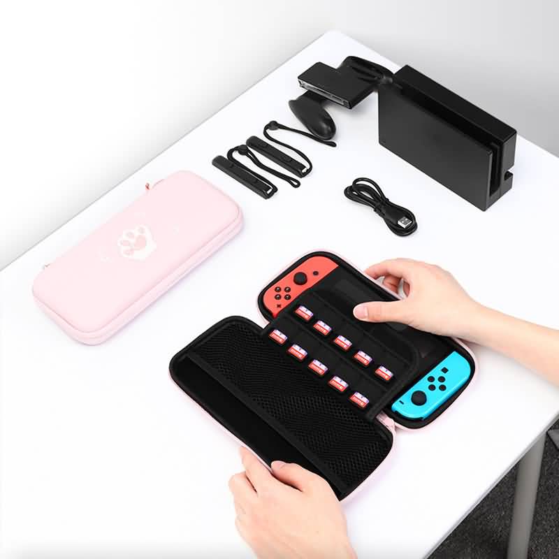 【処分特価】 Switch ケース 収納 Nintendo Switch 収納バッグ ゲームカード10枚収納 ストラップ付属可能 EVA素材 可愛いデザイン ニンテンドー スイッチ ライトケース 全面保護 耐衝撃 Switch 保護バッグ ゲームカード収納 任天堂 収納ケース