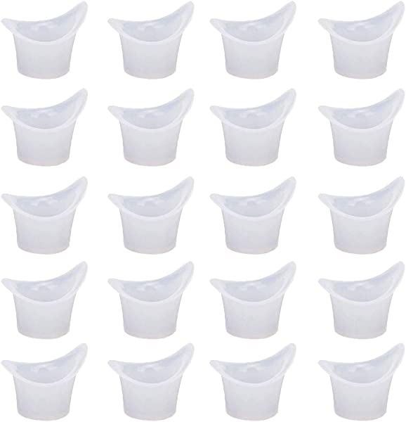 20個入 目盛り付き アイカップ 洗眼液容器 再利用可 水洗い可能 目洗う クリーニングカップ シリコーン 製