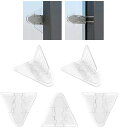 安全ロック 5個入り ベビーガード 最新型 窓ストッパー 透明 窓ロック 引き戸 ストッパー 子供 ペット いたずら防止 指はさみ防止 転落防護 ABS樹脂製 ...