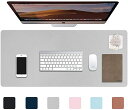 マウスパッド ゲーミング 防水 マウスパッド 大型 90x40cm PUレザー 両面使用可能 大型 デスクマット おしゃれ 清潔しやすい 裏 ...
