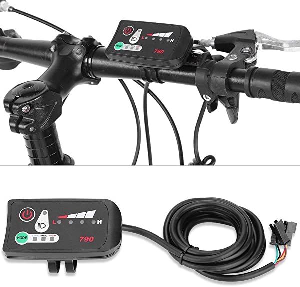 モーターLEDディスプレイ LEDディスプレイコントロールパネル 防水 自転車コントローラ スクーターモーターコントローラディスプレイ 電動自転車・スクーターに最適　24V / 36V / 48V (24v)