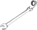 ラチェットレンチ メガネレンチ 整備工具12mm 作業 常備 車 バイク 各種メンテナンス対応 家具組み立て 鏡面仕上げ 角度調整可能 (12mm) 送料無料