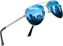 サングラス メンズ 偏光 サングラス UV400 さんぐらす アビエーター ティアドロップ sunglasses for men ブルー 釣り 運転用 ドライブ用 3