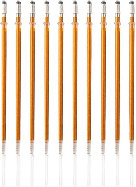 金色写経筆 ボールペン替え芯10枚 筆で祈愿 綺麗な濃金写経筆絵仏にも適用 送料無料