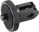 GoPro マウント 三脚 ネジ アクションカメラ マウント アルミ変換アダプター 1 4トライポッドアダプタ GoPro用(GP規格) to カメラネジ(1 4規格)変換 送料無料
