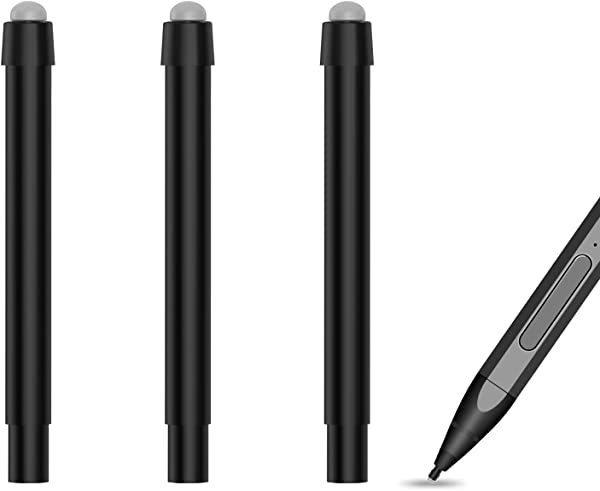 Surface Pen 替え芯 3個 Surface Pro 4 5 6 7 Book ペン用 HB型 詰替ペン先 送料無料