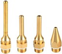 【4本セット】 グルーガン ノズル 銅ノズル 2mm 3mm 穴径 交換ノズル DIY工具 グルーガン部品 接着剤道具 グルーガン用接着剤銅ノズル 送料無料