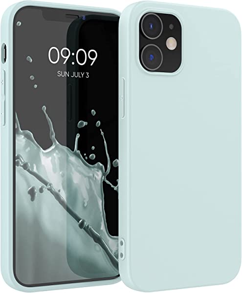 iPhone 12 / 12 Pro 専用ケース 耐衝撃 TPUソフト シリコンケース スマホカバー 滑り止め ケース...(クール ミント) 送料無料