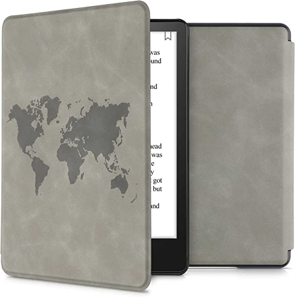 ■商品説明■ Amazon Kindle Paperwhite (11. Gen 2021) 保護ケース 本ヌバックレザー 電子書籍カバー- スリーブケース...(グレー) 送料無料 以下のモデルに対応: Amazon Kindle Pap...