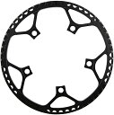 マウンテンバイク シングルクランク チェーンアルミ 合金 自転車 チェーンリング バイクのリング修理部品(Black)