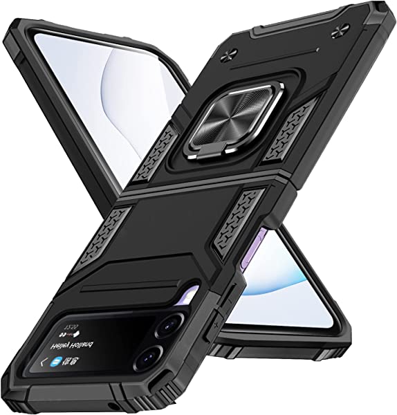 Galaxy Z Flip4 5G  Ѿ׷ ׷ۼ ƷMILʼ ݸ TPU+PC 󥰤Ĥ ɻ ֺ...