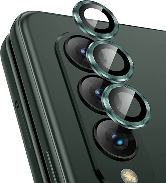 Galaxy Z Fold 4 2022 SCG16 SC-55C カメラ保護フィルム カメラフィルム レンズカバー アルミ合金 9H硬度 耐衝撃 ガラスレンズ保護フィルム 高透過率 露出オーバー防止 落防止 レンズ保護フィルム 簡単貼付 (2枚)