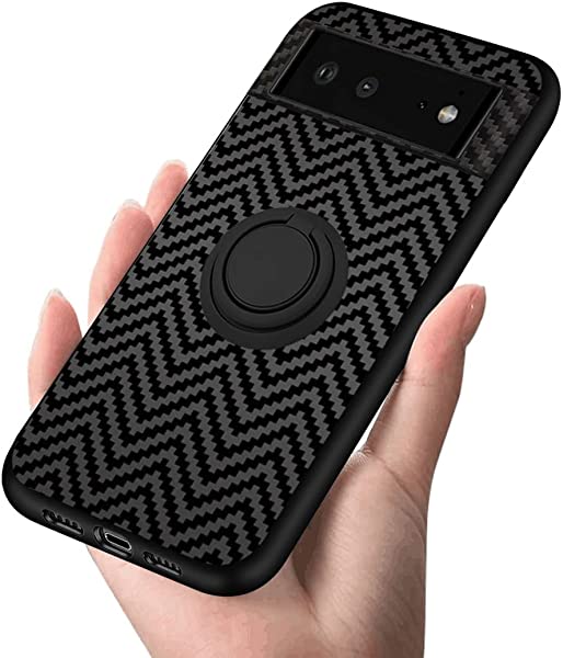 Google Pixel 6 ケース リング付き tpu 驚くほどの手触り グーグル ピクセル6 シリコンケース リング 薄型 軽量キャンプ アウトドア 野外対応 耐衝撃 擦り傷防止 落下防止 レンズ保護 指紋防止 車載ホルダー対応 一体型 人気 携帯 Pixel 6 スマホケース...(ブ...