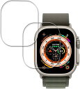 Apple Watch Ultra 49mm KXtB tB t XN[ ی {fސ KX Jo[ یtB  y2Zbgz