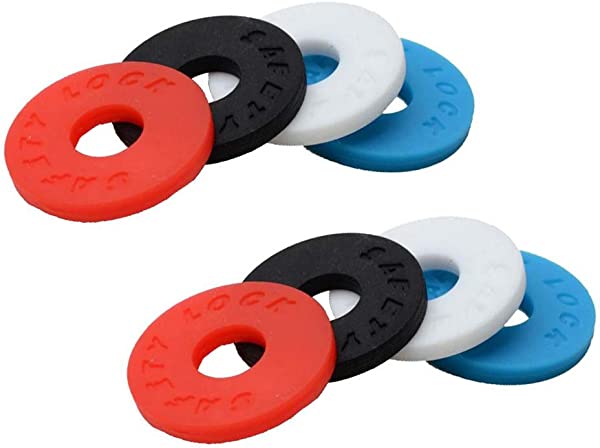 ギターストラップロック 8個セット ストラップラバー フェンダー ストラップ ロック ギター ベース 滑り止め 楽器パーツ 4色入り 送料無料