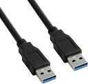 ■商品説明■ USB 3.0 ケーブル 長さ60cm タイプA-タイプA USBケーブル オス-オス 金属コネクタ搭載 ラジエーター/カメラなど用 延長ケーブル データライン 送料無料 【高耐久性】内側に密閉型のアルミシールド処理を施した三重シールドケーブルで、信号の歪みの発生や伝送ロスを抑えることができます。高耐久なPVC被覆構造で日常利用の摩耗を防ぎながらコードに柔軟性を持たせ、簡単に断線しません。【高品質素材】サビに強く、経年変化による信号劣化の心配が少ないを施したピン（コンタクト）を採用しております。コネクタ足首を強化する同時に高効率的な同期機能を確保できます。頻繁に差し抜いても折れや脱線短路の心配がありません。【高速データ転送】USB 3.0コードは最大5Gbpsのデータ伝送スピードに対応でき、同期にかかる時間を短縮できます。即ちお手元のUSB 3.0ポートが装備されているホストにはわずか数秒でHDムービーやファイルを転送できます。また、USB 2.0、1.1、1.0と下位互換性があります。【広い交換性】ノートパソコン、ノートパソコンのラジエーター、車載MP3、カメラ、手書きボード、およびUSBポートを備えたその他の周辺機器に適用です。延長ケーブルとしての長距離の需要を満たすこともできます。 ※当製品はデータ転送用に向けて設計されたケーブルですので、デバイスに充電することができません。USB 3.0 ケーブル 長さ60cm タイプA-タイプA USBケーブル オス-オス 金属コネクタ搭載 ラジエーター/カメラなど用 延長ケーブル データライン