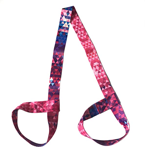 ヨガマット ストラップ スリング 丈夫 ポリエステル コットン ヨガマット キャリア/ヨガストラップ 調節可能なループ付き. (160 cm x 3.8 cm,...