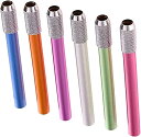 鉛筆延長ホルダー 補助軸 鉛筆キャップ 補助軸6本セット6色 鉛筆延長 アシスト 校 子供 矯正 鉛筆持ち方 延長用 鉛筆キャップ 鉛筆エクステンダ ワンヘッド...