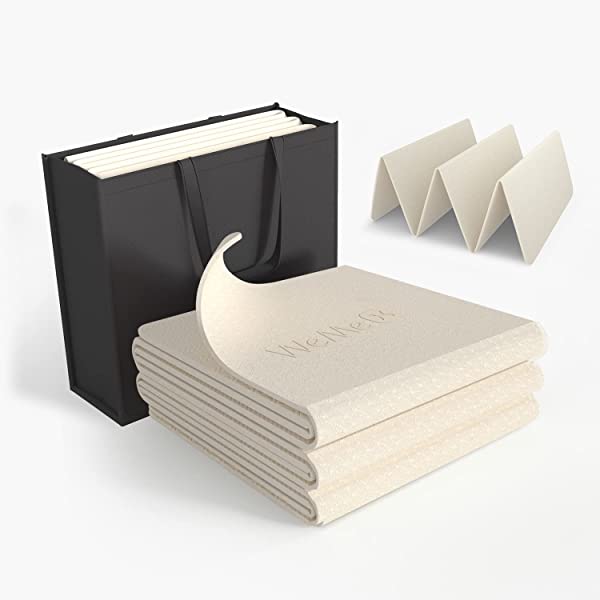 ヨガマット 折りたたみ 6mm トレーニングマット エクササイズマット TPE材料 滑り止め 183cm*61cm 厚手..