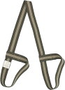 ヨガマット ストラップ スリング 丈夫 ポリエステル コットン ヨガマット キャリア/ヨガストラップ 調節可能なループ付き (160 x 3.8 cm, カーキ...