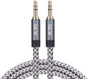 aux P[uW3.5 mmIX to 3.5 mm XeI~jvO wbhzP[u Xs[J//iPhone/Android/z[VA^Ή/1.5m 