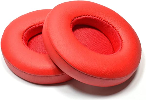 【互換品】 Dr. Dre Solo 2.0 Solo 2 On-Ear有線ヘッドフォンレッドのビート用交換用イヤーパッドクッションカバーカップ 送料無料