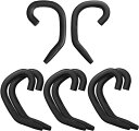 イヤーフック イヤホン用アクセサリー イヤーガード シリコン製 硬いタイプ耳掛け 1.0-2.5mmケーブルに適用 6個3セット 送料無料