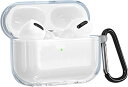 AirPods Pro2 用 ケース AirPods Pro2 ソフトTPU素材 ケース 分離式 防塵 耐衝撃 全面保護カバー LED可視 ワイヤレス充電対応 アップルイヤホン 保護ケース カラビナ付き AirPods Pro2 対応 保護ケース(クリア)