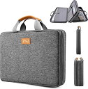 パソコンケース 15 15.6 16 インチ 薄型 可変容量 PC バッグ 撥水加工 ほとんどの15'-16' MacBook/Dell/Ausu/Acer/HP/Lenovo/Samsung グレー&ダークグレー(2)