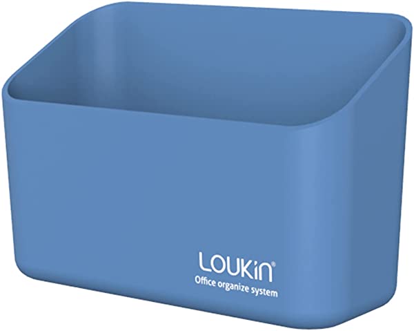 マグネットポケット 磁石付き 両面テープ 壁掛けラック ウォールポケット ホワイトボードマーカー イレーザー収納 軽量 小型 ホワイトボード デスク 冷蔵庫用小物入れ ブルー