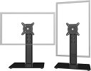 シングル LCD モニタースタンド 独立型スタンドスタンド 13 -32 画面用 回転式 高さ調節可能 回転(3)