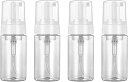 泡ポンプボトル ソープ ディスペンサー 泡 100ml 4個セット 泡ボトル 詰め替えボトル 除菌 手洗い 浴室用品 台所 洗面所用 小分けボトル トラベルボト...