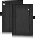 Docomo dtab Compact d-42A ケース dtab d-42A 8インチ 手帳型PUレザーカバー 超軽量 薄型 PU レザー スマート カバー 耐衝撃 傷防止 ケース 二つ折り スタンド 機能 dtab d-42A (黒)(2)
