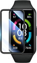 【2枚セット】 HUAWEI Band 7 フィルム HUAWEI Band 7 液晶保護フィルム PMMA+PC製素材 3D 高透過率 耐衝撃 防塵 飛散防止...