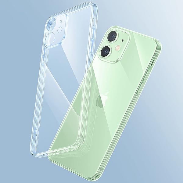iPhone12 mini ケース クリア 耐衝撃 アイフォン12mini 透明 カバー 薄型 軽量 TPU ソフトケース 人気 保護カバー(全透明) 送料無料