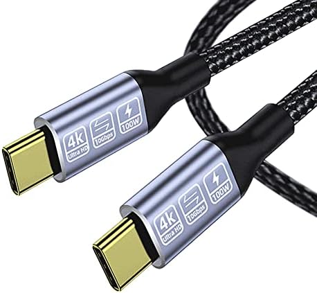 USB Type-c ケーブル USB3.1 Gen2(10Gbps) PD対応 100W 5A急速充電 4K 60Hz映像出力 超高耐久ナイロン タイプc ケーブル MacBook Pro Air iPad Pro Air iPad mini 6 Xperia AQUOS Galaxy Pixel Nintendo Switch等Type-c機種対応 (0.5m) 送料無料