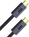 送料無料 USB Type-c ケーブル USB4 ケーブル 20Gbps高速転送 PD対応 100W 5A急速充電 8K 60Hz映像出力 超高耐久ナイロン ...