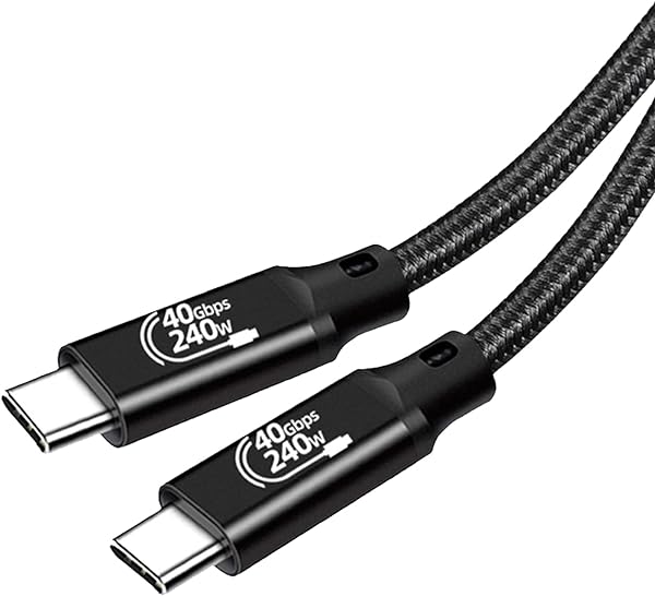 ■商品説明■ 送料無料 Thunderbolt 4 ケーブル 50cm USB4対応 240W出力 40Gbps高速データ転送 8K・4K [USB 3.2 3.1 3.0 2.0 ] サンダーボルト 4ケーブル USB4とThunderb...