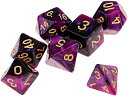 7個 多面体のダイス サイコロ 16mm D20 D12 D10 D8 D6 D4 Dungeons and Dragons 、DND、 TRPG、 MTGなど...
