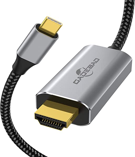 USB C HDMI 変換 ケーブル TypeC HDMI アダプタ [HDMI 4K映像出力&Thunderbolt 3対応]1.8m USB タイプC HDMI 変換ケーブル MacBook Pro Air /iPad Pro 2018 2020 /Huawei Matebookなどデバイス対応 送料無料