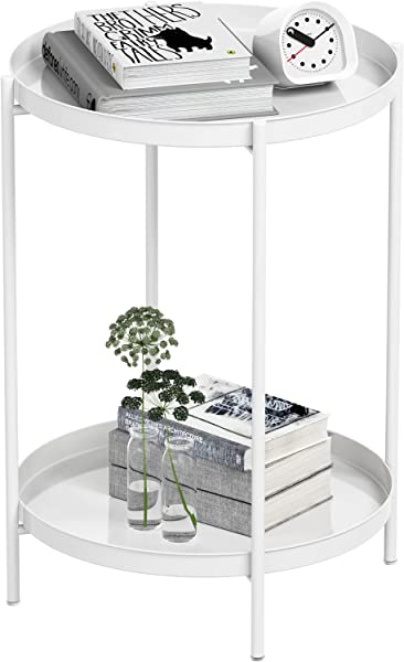 サイドテーブル トレイテーブル フラワースタンド 植木鉢置き ソファサイドテーブル - 幅44x奥行44x高..