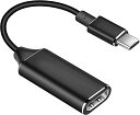 USB Type C to HDMI 変換アダプタ USB-C HDMI 変換ケーブル 4K ビデオ対応 設定不要 MacBook/MacBook Pro/Samsung Galaxy/Huaweiなど対応 送料無料